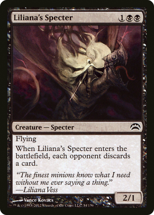 Liliana's Specter (PC2-034) [Misc] Planechase 2012 Foil MTG Single Wizards of the Coast