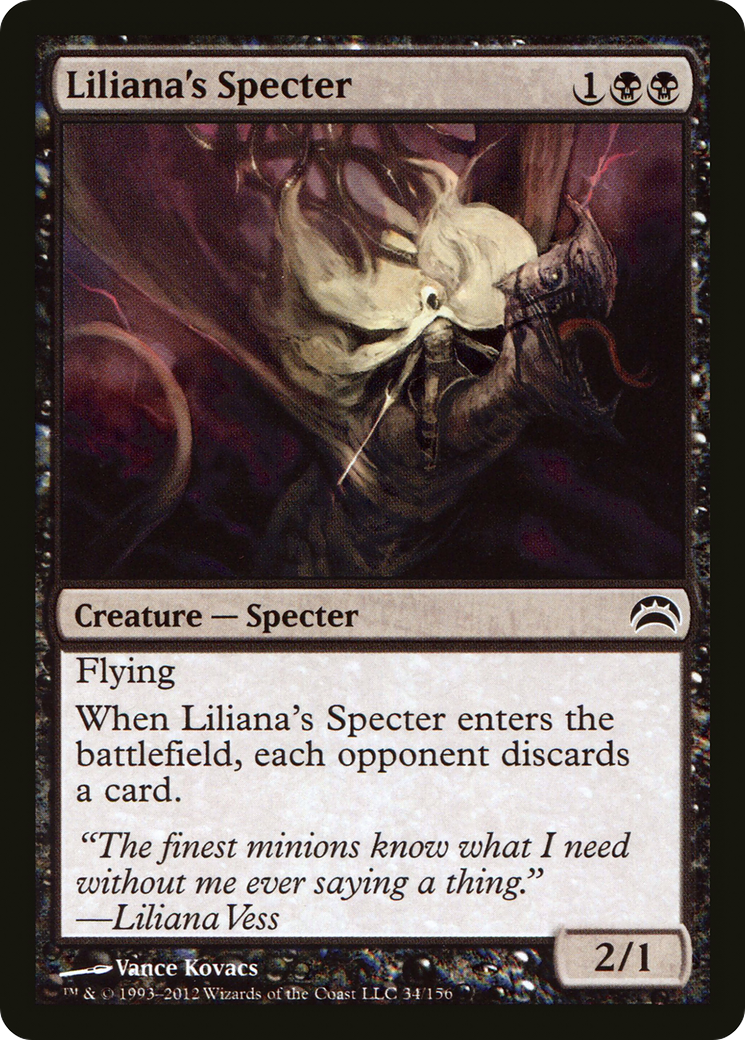 Liliana's Specter (PC2-034) [Misc] Planechase 2012 MTG Single Wizards of the Coast