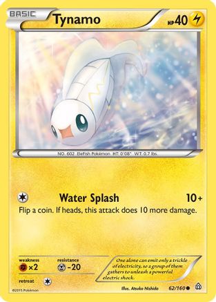 Tynamo (/160) Reverse Holofoil [XY: Primal Clash] Pokemon Single Pokémon