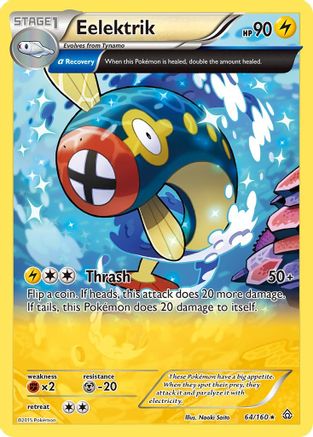 Eelektrik (Alpha) (64/160) [XY: Primal Clash] Pokemon Single Pokémon