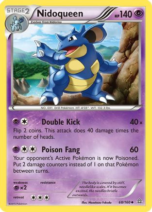 Nidoqueen (/160) Reverse Holofoil [XY: Primal Clash] Pokemon Single Pokémon