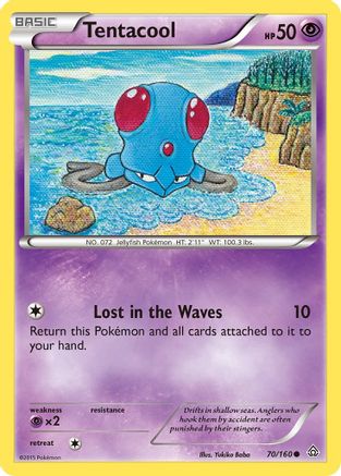 Tentacool (/160) Reverse Holofoil [XY: Primal Clash] Pokemon Single Pokémon