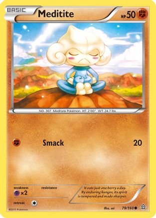 Meditite (/160) [XY: Primal Clash] Pokemon Single Pokémon