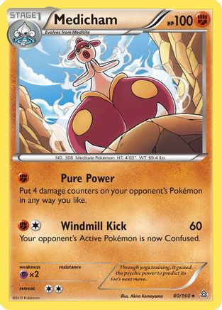 Medicham (/160) Holofoil [XY: Primal Clash] Pokemon Single Pokémon