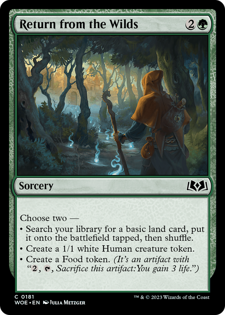 Return from the Wilds (WOE-181) [Wilds of Eldraine] MTG Single Wizards of the Coast