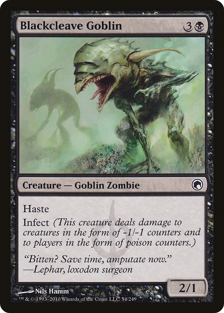 Blackcleave Goblin (SOM-054) [Scars of Mirrodin] MTG Single Wizards of the Coast