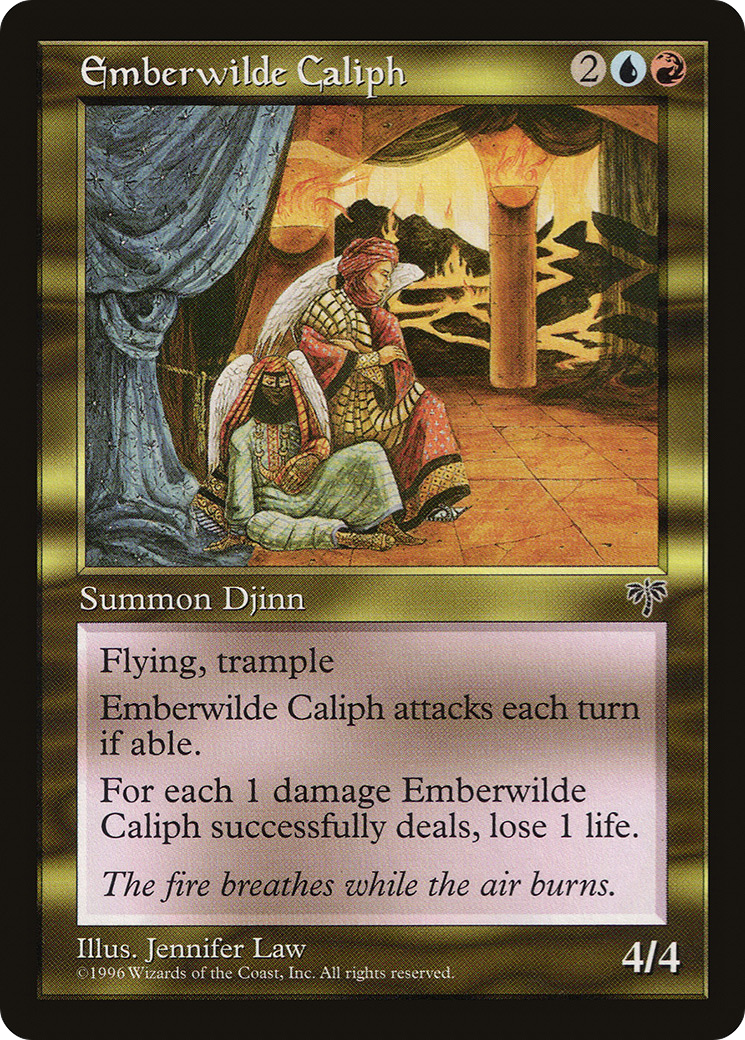 Emberwilde Caliph (MIR-262) [Mirage] MTG Single Wizards of the Coast
