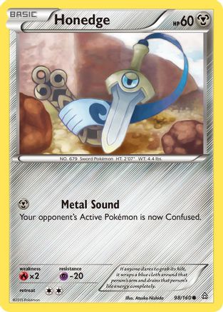 Honedge (/160) [XY: Primal Clash] Pokemon Single Pokémon