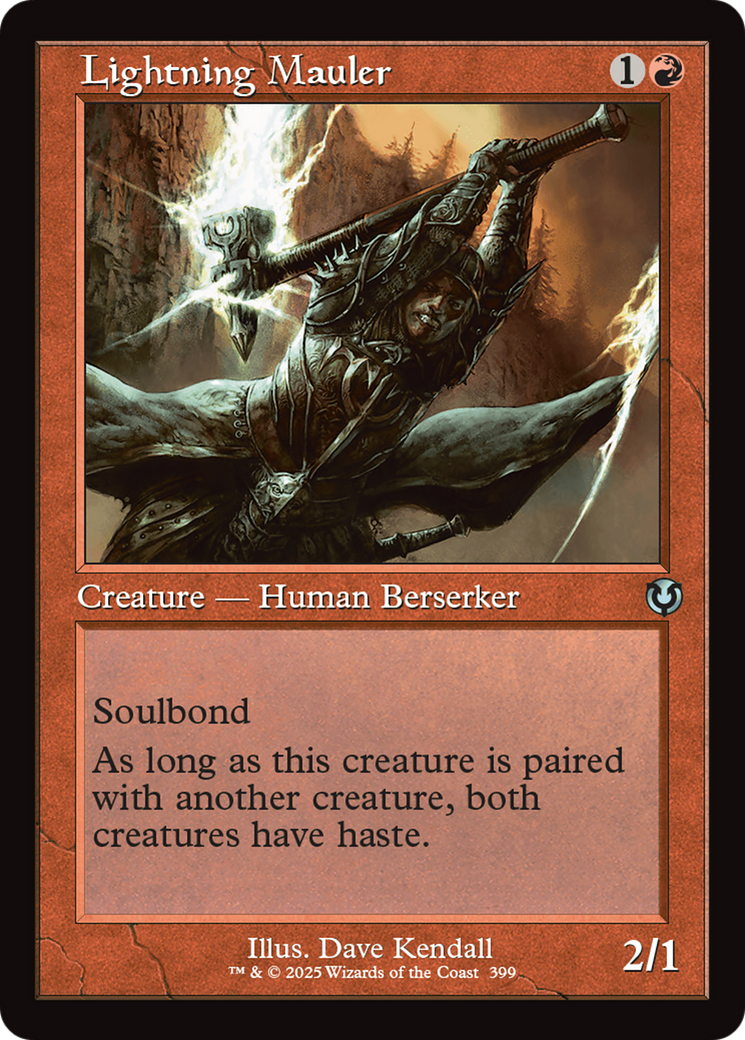 Lightning Mauler (INR-399) [Innistrad Remastered] Foil MTG Single Wizards of the Coast