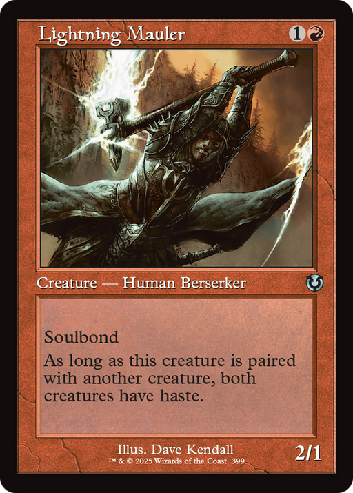 Lightning Mauler (INR-399) [Innistrad Remastered] Foil MTG Single Wizards of the Coast