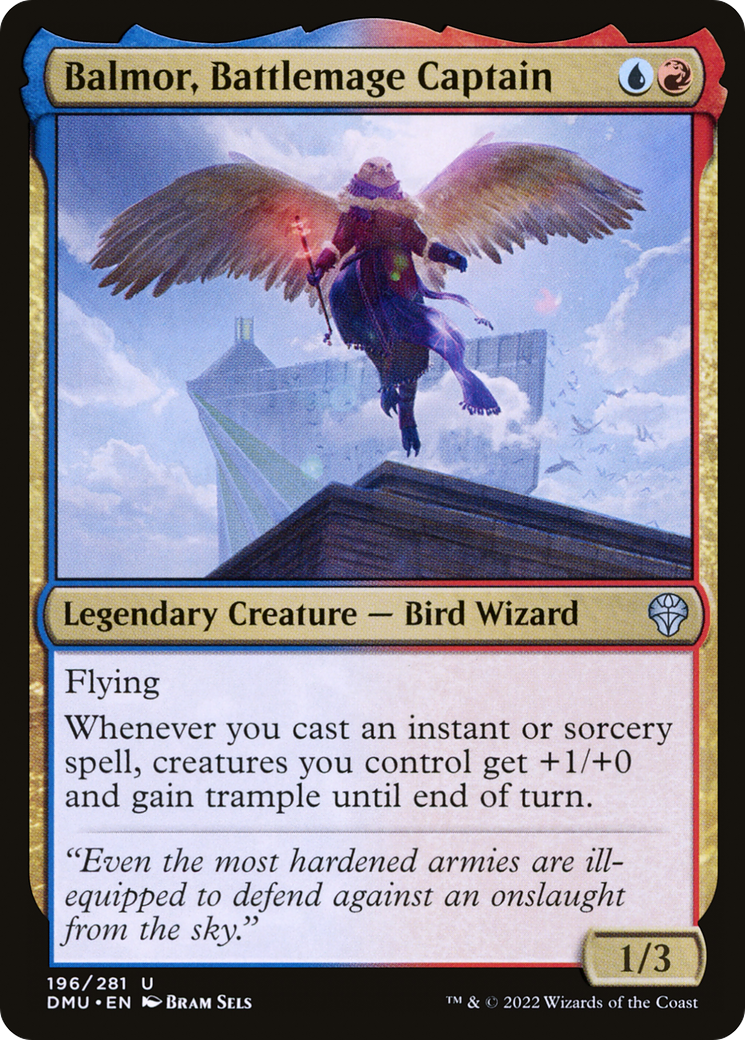 Balmor, Battlemage Captain (DMU-196) [Dominaria United] Foil MTG Single Wizards of the Coast