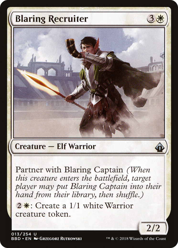 Blaring Recruiter (BBD-013) [Battlebond] MTG Single Wizards of the Coast