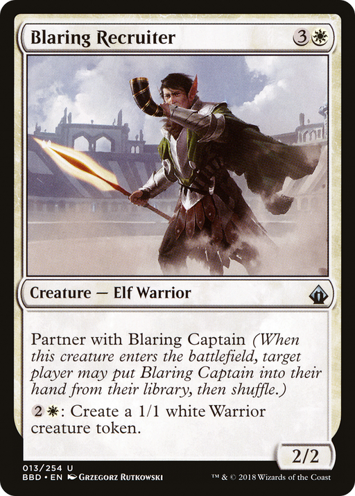 Blaring Recruiter (BBD-013) [Battlebond] MTG Single Wizards of the Coast