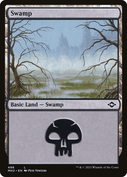 Swamp (MH2-486) [Modern Horizons 2] MTG Single Wizards of the Coast