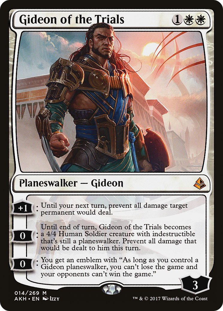 Gideon of the Trials (AKH-014) [Amonkhet] MTG Single Wizards of the Coast