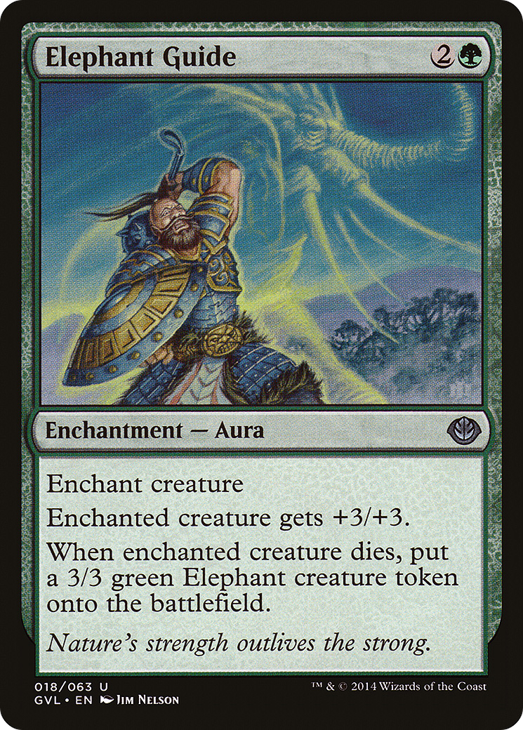 Elephant Guide (DD3-018) [Misc] Duel Decks Anthology: Garruk vs. Liliana MTG Single Wizards of the Coast