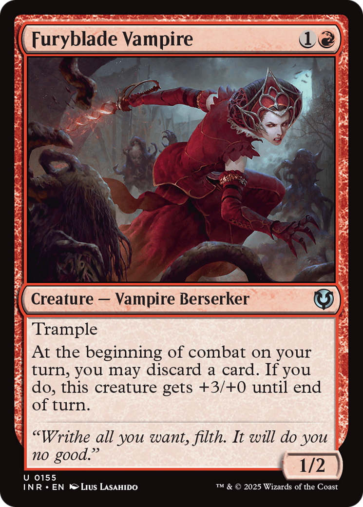 Furyblade Vampire (INR-155) [Innistrad Remastered] MTG Single Wizards of the Coast