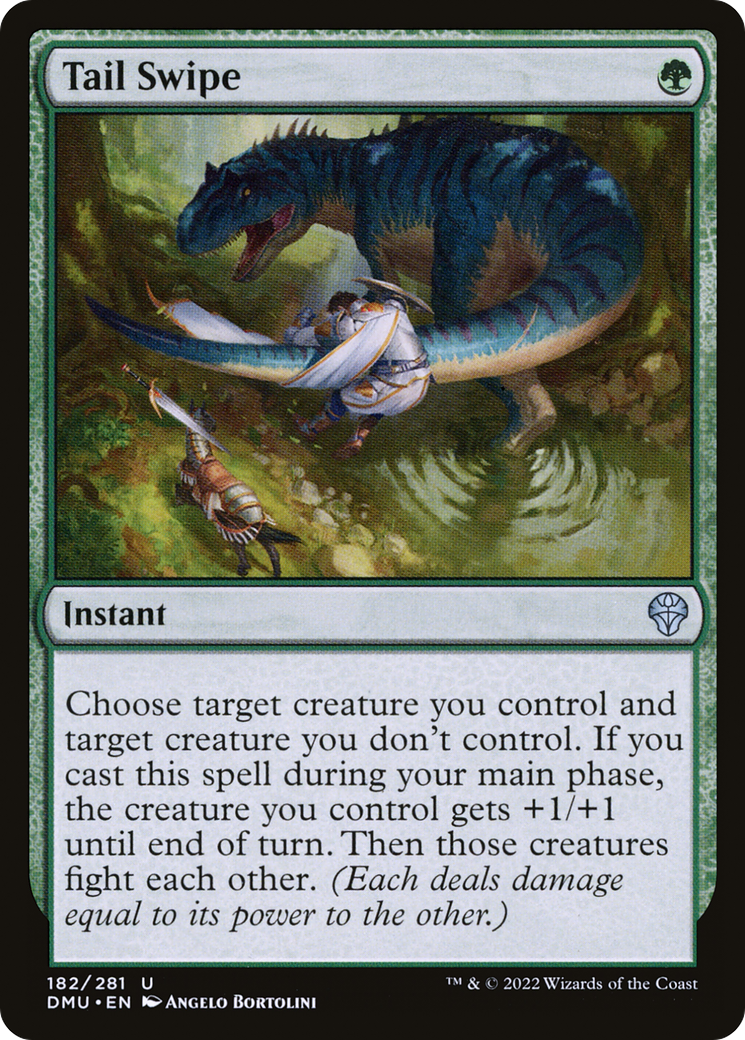 Tail Swipe (DMU-182) [Dominaria United] Foil MTG Single Wizards of the Coast