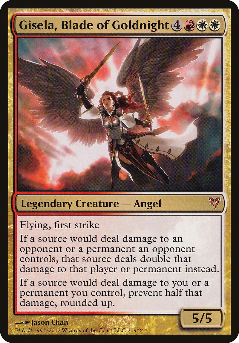 Gisela, Blade of Goldnight (Avacyn Restored) (OVER-209) [Open the Helvault] Foil MTG Single Wizards of the Coast