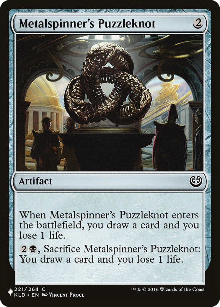Metalspinner's Puzzleknot (LIST-KLD-221) [Mystery Booster] The List MTG Single Wizards of the Coast