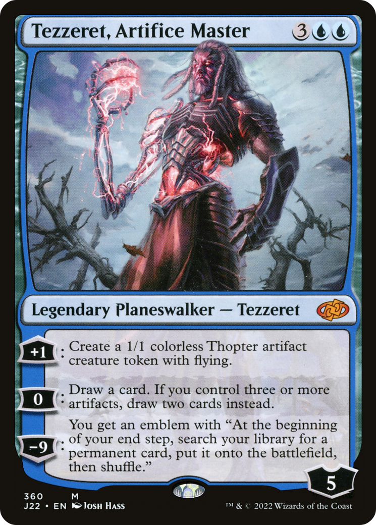 Tezzeret, Artifice Master (J22-360) [Jumpstart 2022] MTG Single Wizards of the Coast