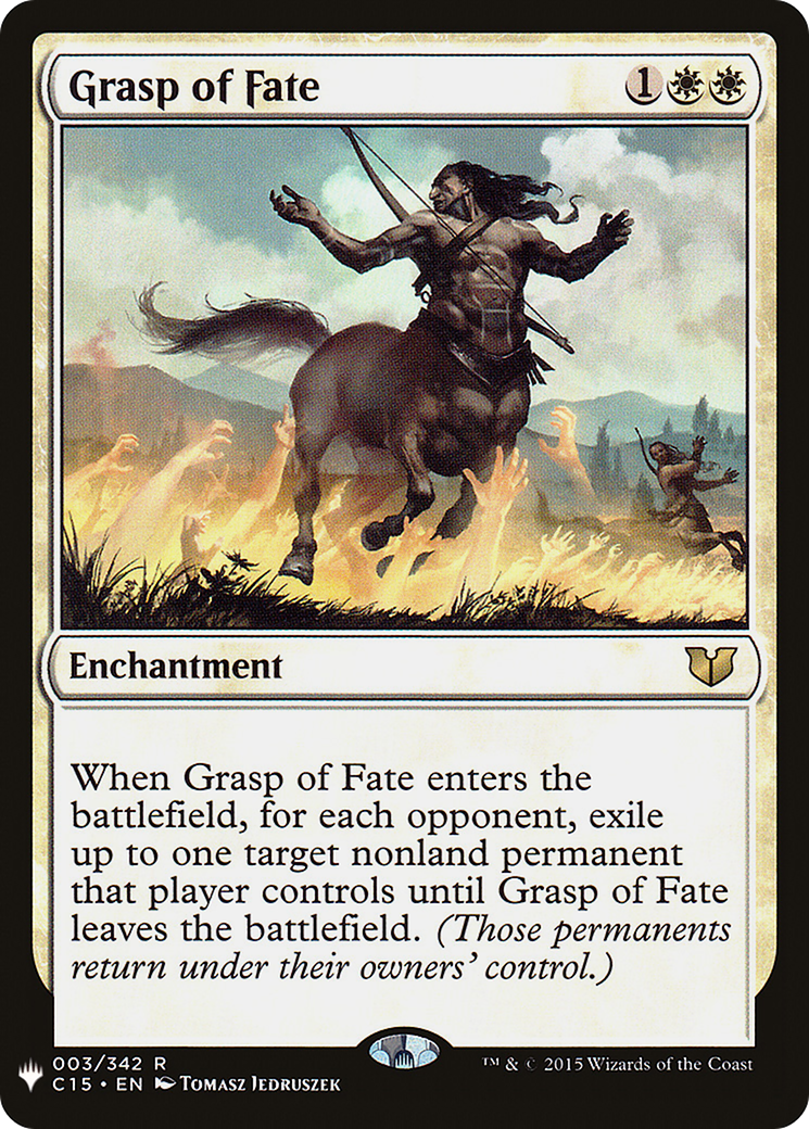 Grasp of Fate (LIST-003/342) [Mystery Booster] The List MTG Single Wizards of the Coast