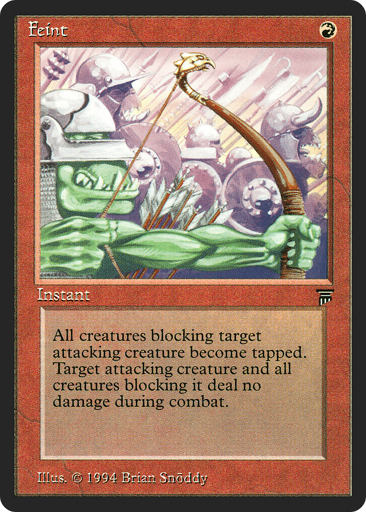 Feint (LEG-146) [Oldschool] Legends MTG Single Wizards of the Coast