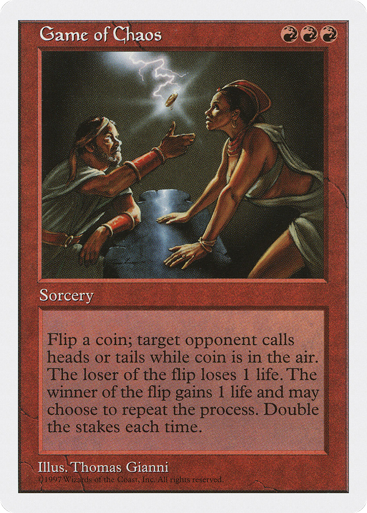 Game of Chaos (5ED-232) [Fifth Edition] MTG Single Wizards of the Coast