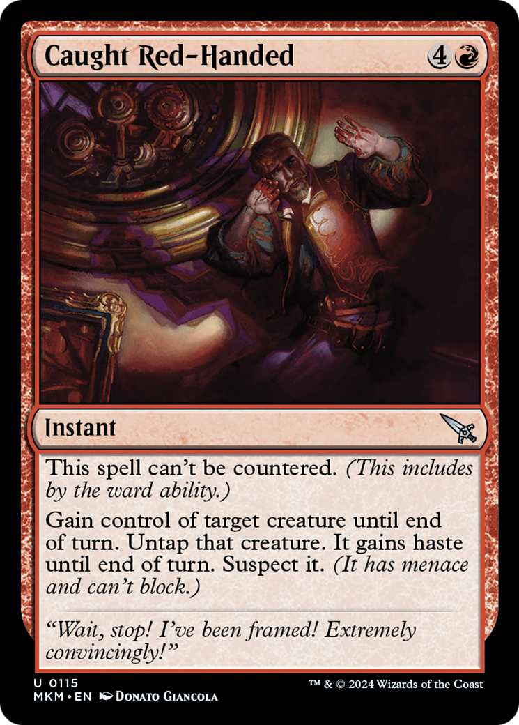Caught Red-Handed (MKM-115) [Murders at Karlov Manor] MTG Single Wizards of the Coast
