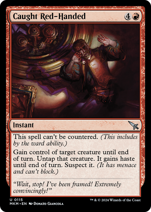Caught Red-Handed (MKM-115) [Murders at Karlov Manor] MTG Single Wizards of the Coast