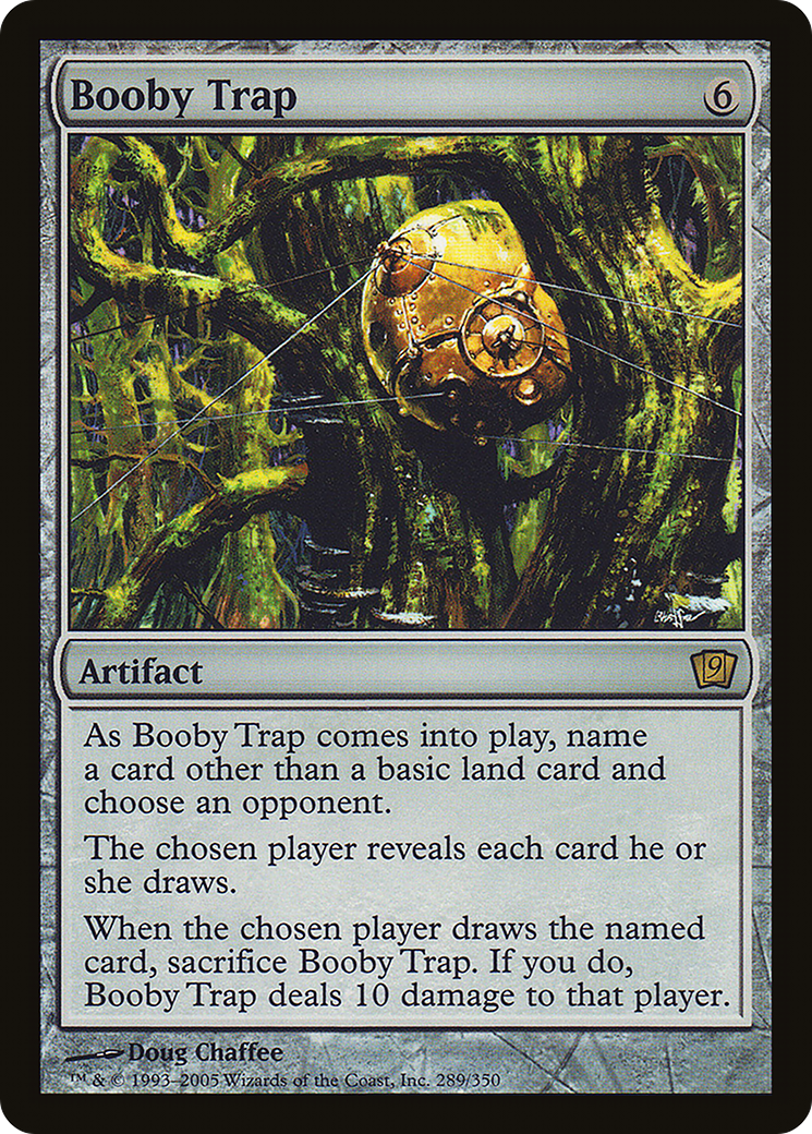 Booby Trap (9ED-289) [9th Edition] Foil MTG Single Wizards of the Coast
