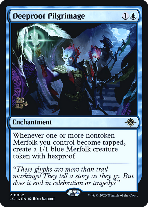 Deeproot Pilgrimage (PRE-052) [The Lost Caverns of Ixalan Promos] Foil MTG Single Wizards of the Coast