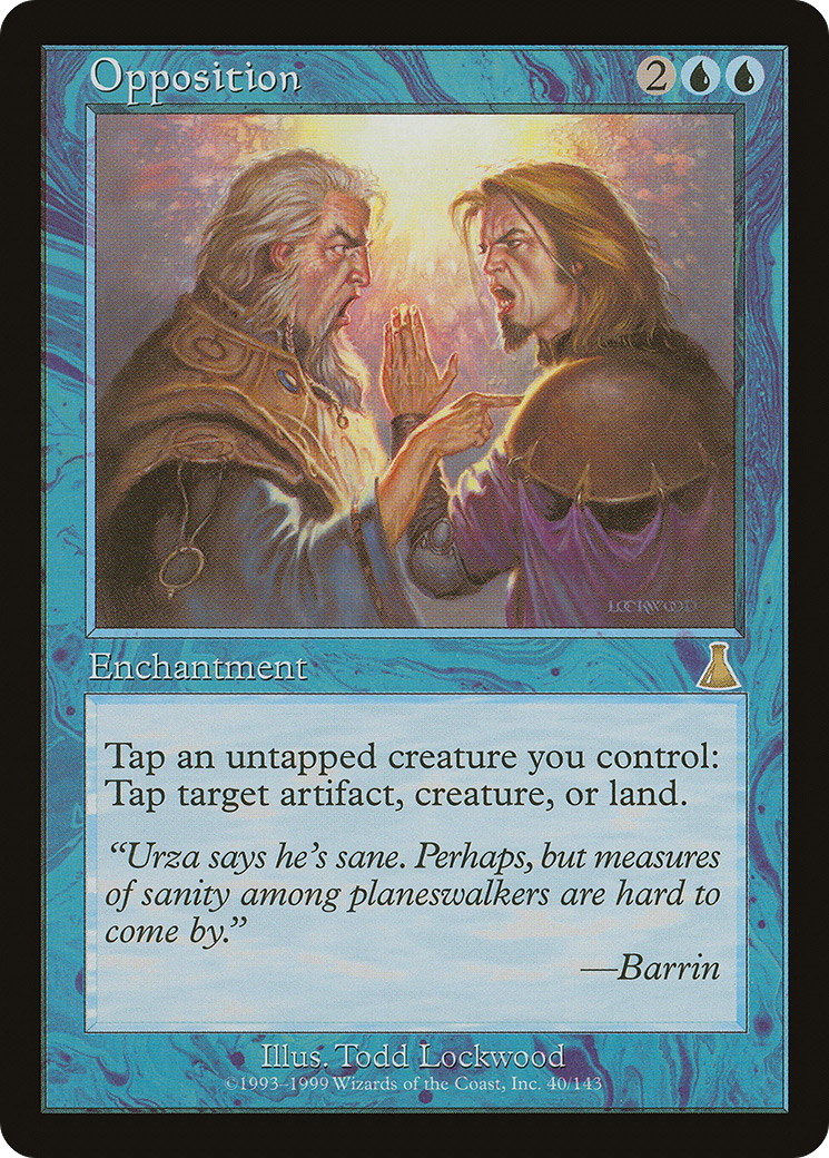 Opposition (UDS-040) [Urza's Destiny] Foil MTG Single Wizards of the Coast