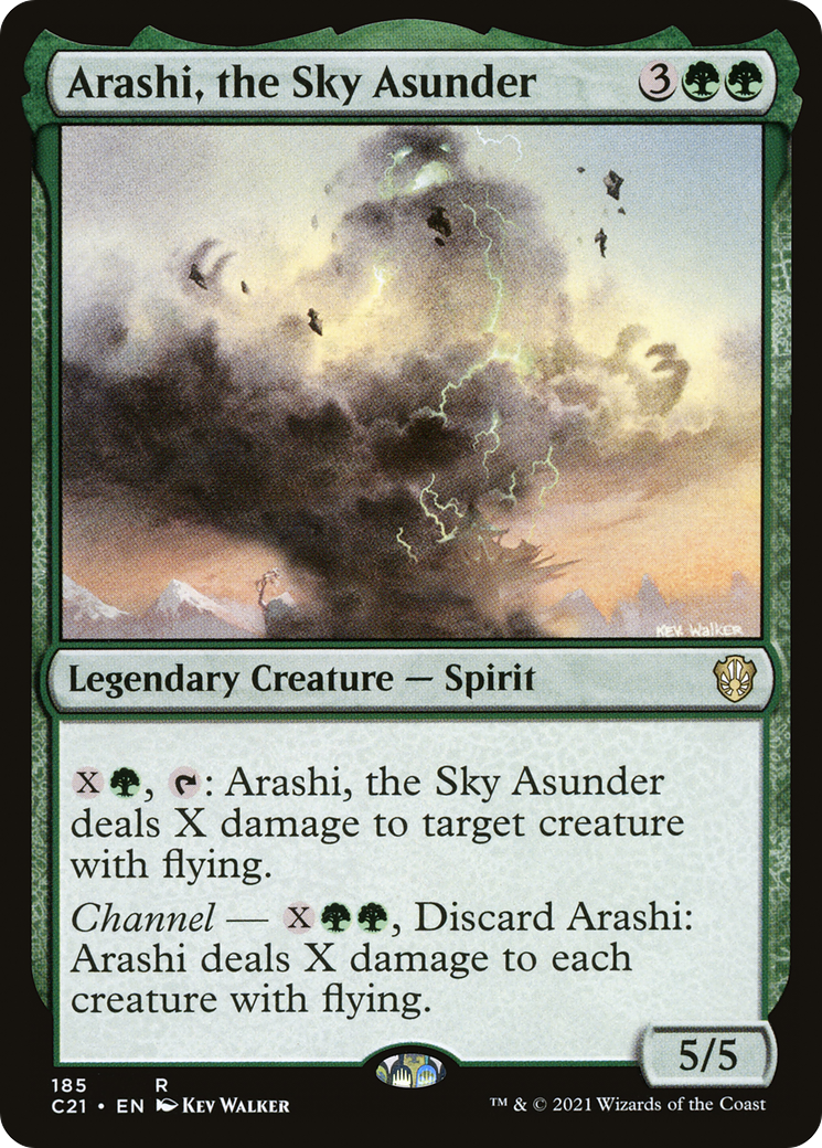 Arashi, the Sky Asunder (C21-185) [Commander 2021] MTG Single Wizards of the Coast