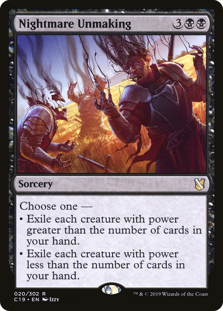 Nightmare Unmaking (C19-020) [Commander 2019] MTG Single Wizards of the Coast
