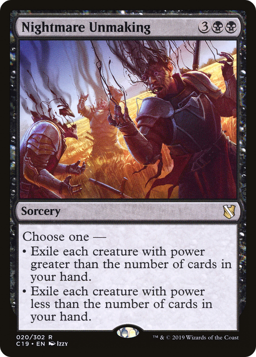 Nightmare Unmaking (C19-020) [Commander 2019] MTG Single Wizards of the Coast
