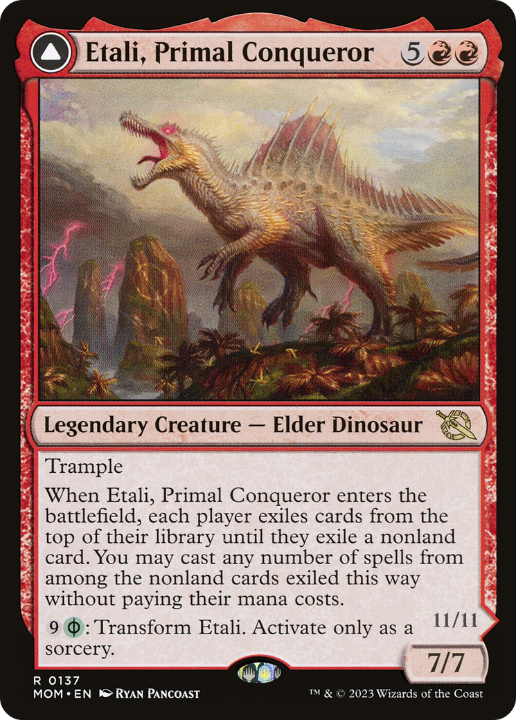 Etali, Primal Conqueror (MOM-137) [March of the Machine] Foil MTG Single Wizards of the Coast