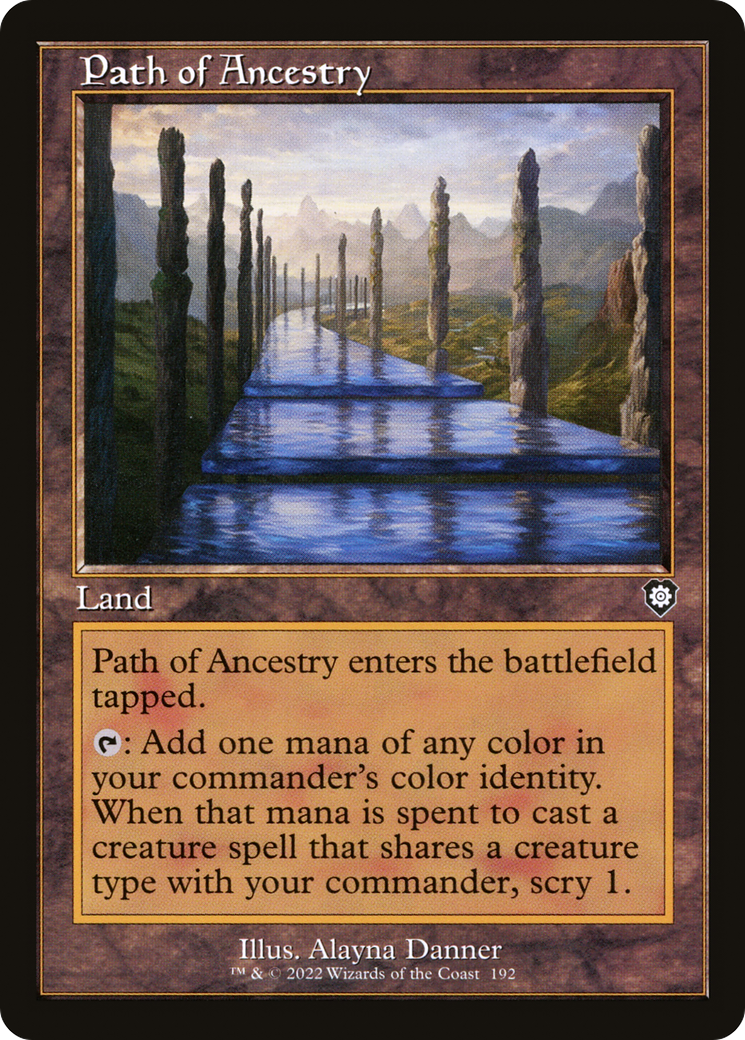 Path of Ancestry (BRC-192) [The Brothers' War Commander] MTG Single Wizards of the Coast