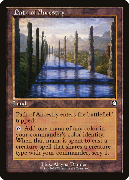 Path of Ancestry (BRC-192) [The Brothers' War Commander] MTG Single Wizards of the Coast