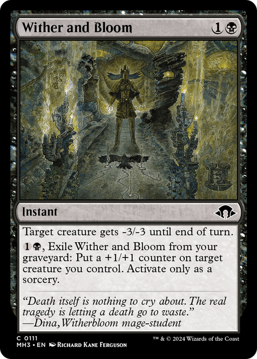 Wither and Bloom (MH3-111) [Modern Horizons 3] Foil MTG Single Modern Horizons 3