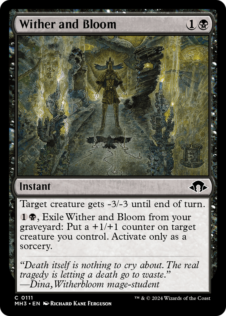 Wither and Bloom (MH3-111) [Modern Horizons 3] MTG Single Modern Horizons 3