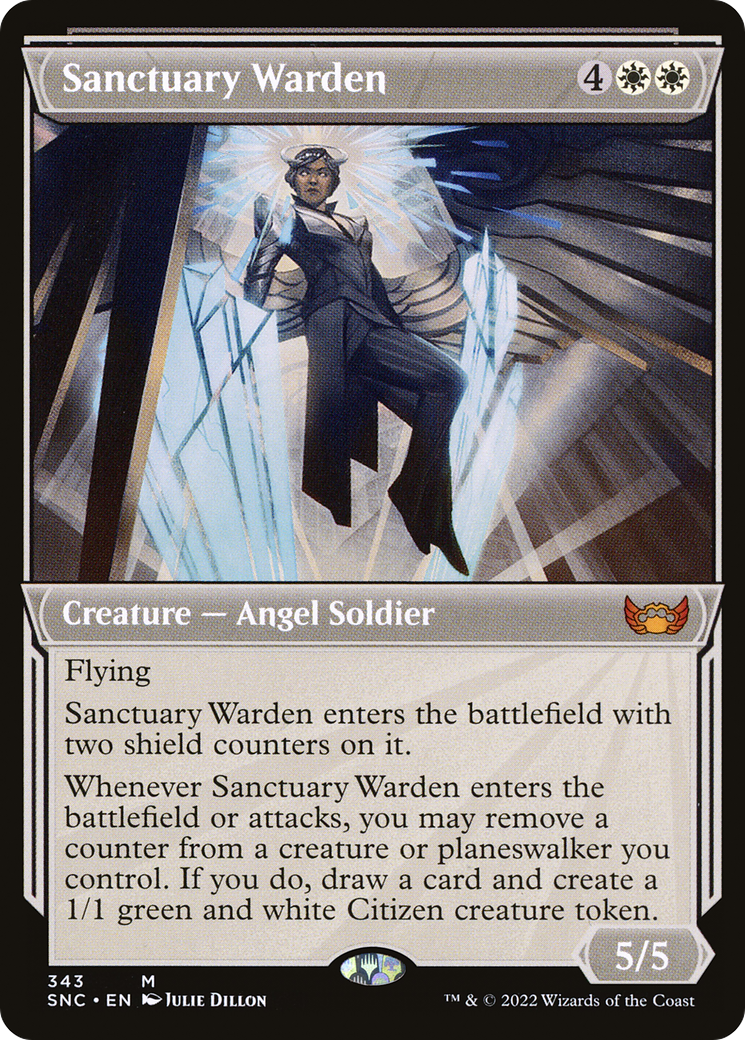 Sanctuary Warden (SNC-343) [Streets of New Capenna] (Showcase) MTG Single Wizards of the Coast