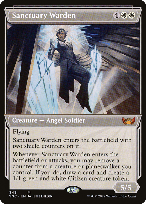 Sanctuary Warden (SNC-343) [Streets of New Capenna] (Showcase) MTG Single Wizards of the Coast