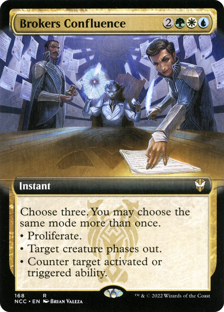 Brokers Confluence (NCC-168) [New Capenna Commander] (Extended Art) MTG Single Wizards of the Coast