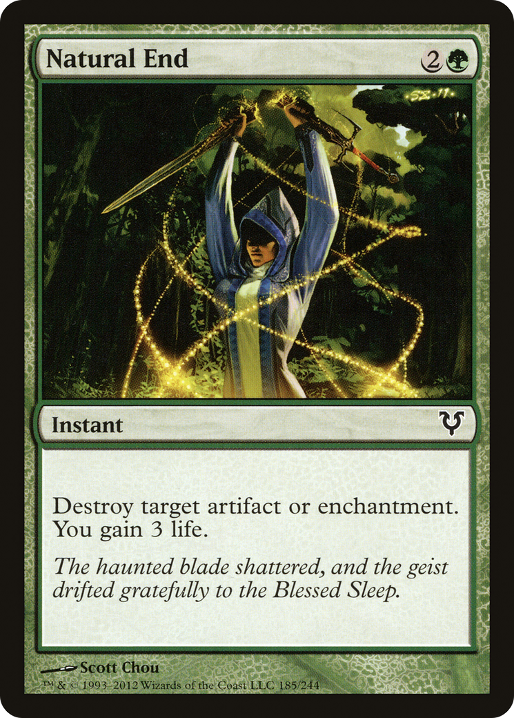 Natural End (AVR-185) [Avacyn Restored] MTG Single Wizards of the Coast