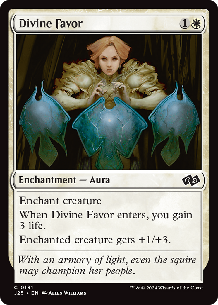 Divine Favor (J25-191) [Foundations Jumpstart] MTG Single Wizards of the Coast