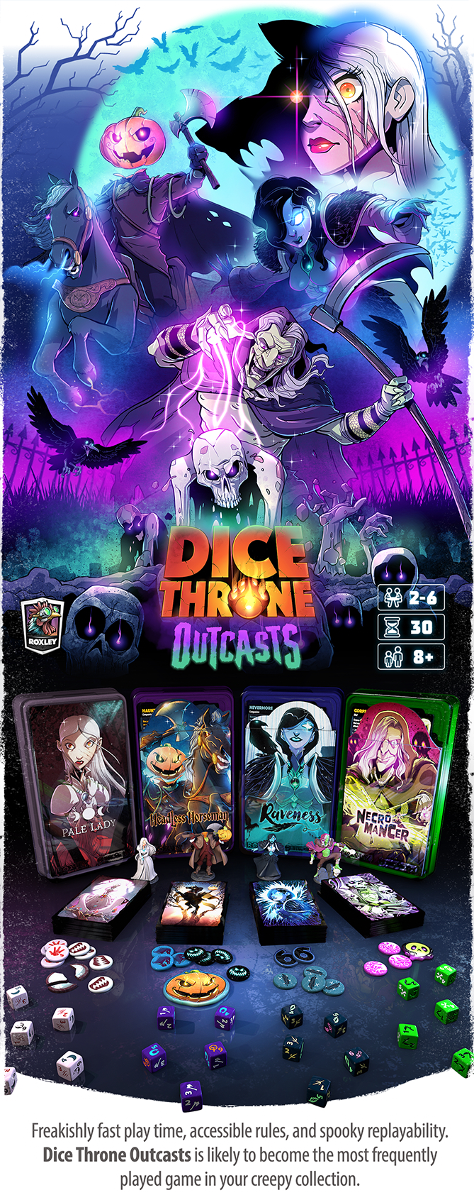 Dice Throne: Outcasts Strongbox (Retail Edition) Board Games Dice Throne