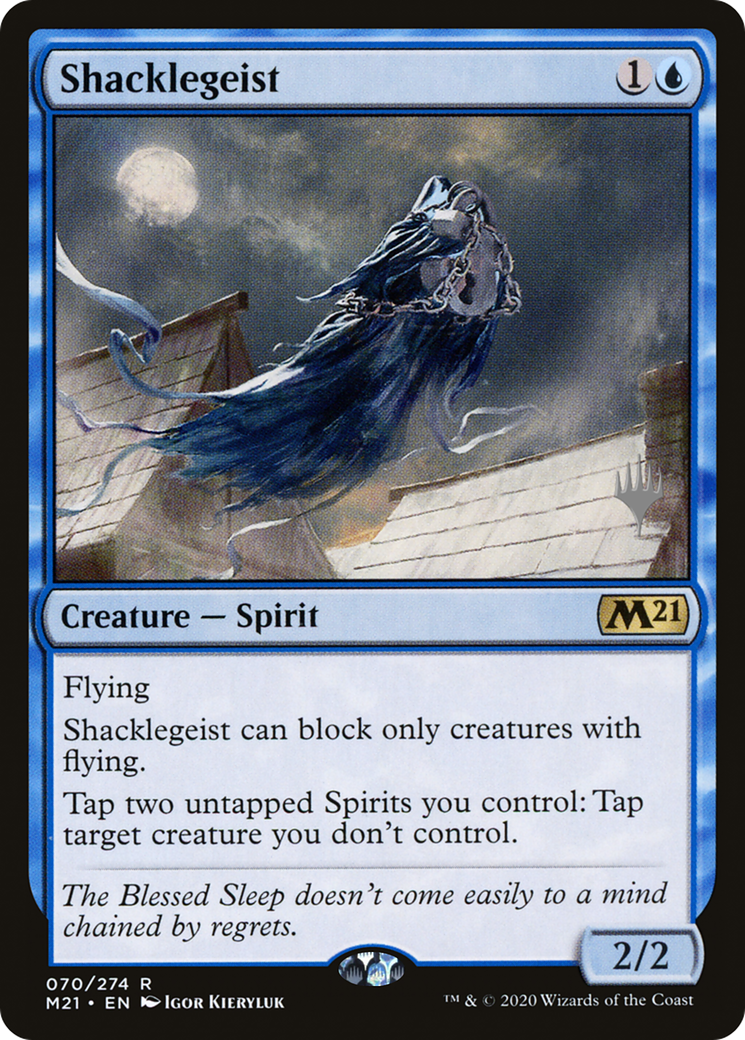 Shacklegeist (PPM21-70P) [Core Set 2021 Promos] Foil MTG Single Wizards of the Coast