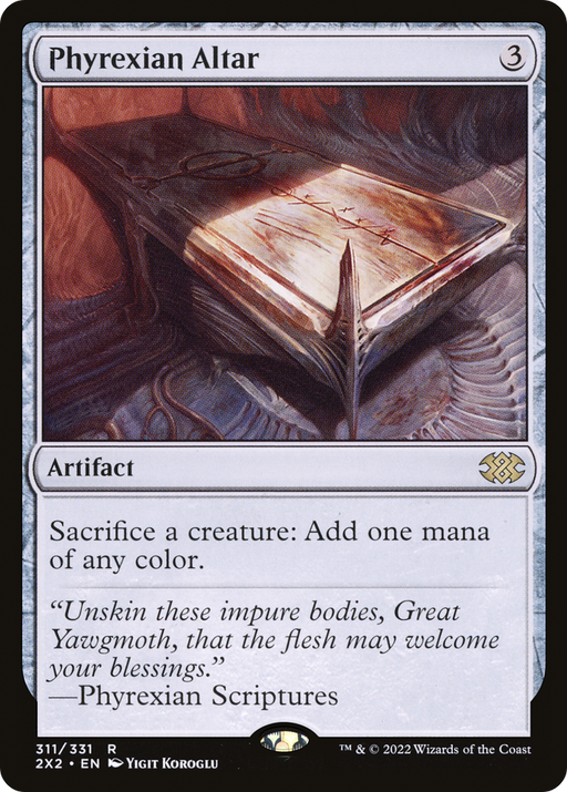 Phyrexian Altar (2X2-311) [Double Masters 2022] MTG Single Wizards of the Coast