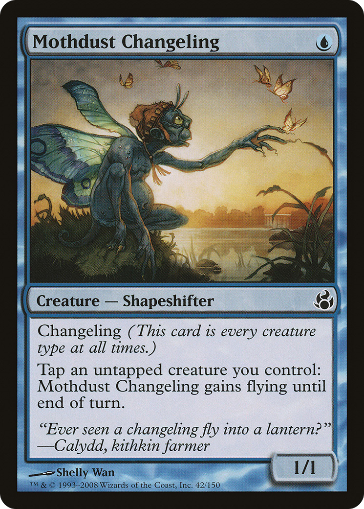 Mothdust Changeling (MOR-042) [Morningtide] MTG Single Wizards of the Coast